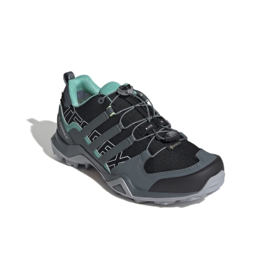 adidas Trail-Wanderschuhe Terrex Swift R2 GTX (Trail, wasserdicht) schwarz/mintgrün Damen